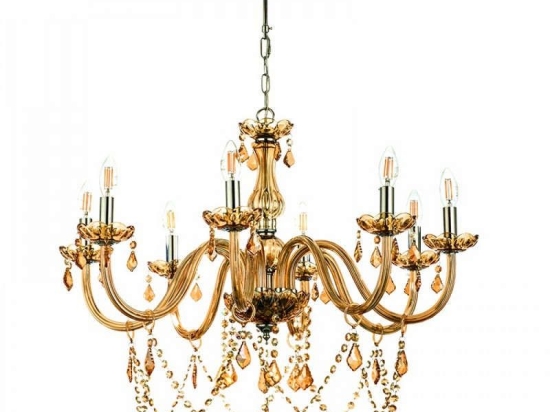 Φωτιστικό Οροφής 5314-8 75cm 8xΕ14 Honey Inlight