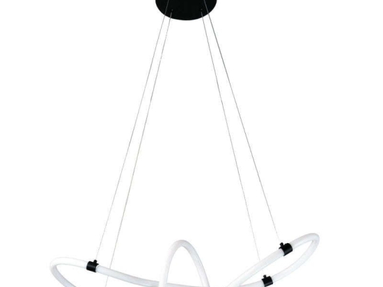 Φωτιστικό Οροφής Led 6022 80x30cm 2000Lm Black Inlight