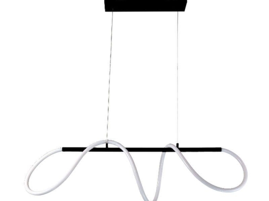Φωτιστικό Οροφής Led 6018 L110cm 4800Lm Black Inlight