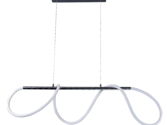 Φωτιστικό Οροφής Led 6019 L110cm 4800Lm Chrome Inlight Μέταλλο
