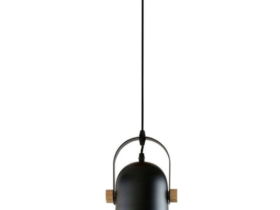Φωτιστικό Οροφής 6130-1 11,5x22cm 1xΕ27 Black Inlight