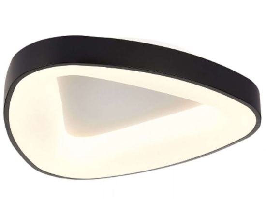 Πλαφονιέρα Οροφής 42175-A 56cm Led 4650Lm 58W 4000K Black-White Inlight