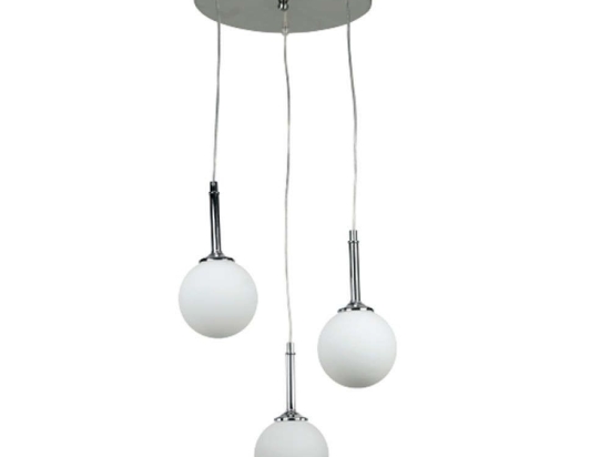 Φωτιστικό Οροφής Ροζέτα 4515-3 30cm 3xG9 Chrome Inlight