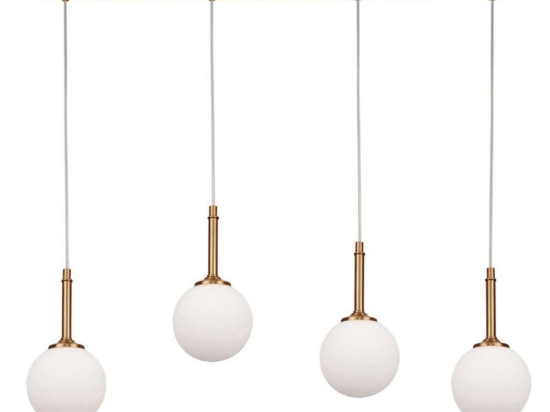 Φωτιστικό Οροφής - Ράγα 4016-4-RAIL 80x110cm 4xG9 Gold-White Inlight