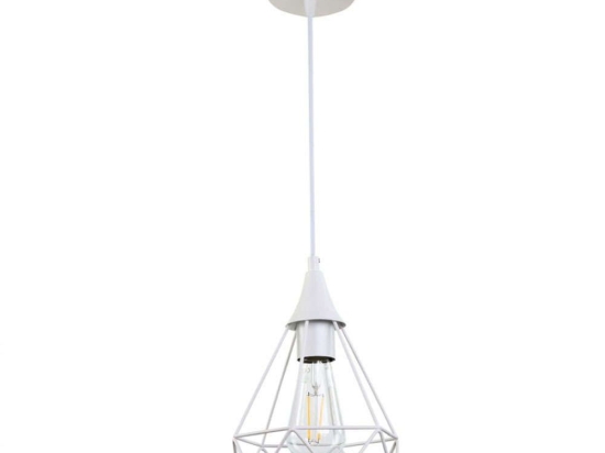 Φωτιστικό Οροφής 4024-WH 16x26cm 1xE27 White Inlight