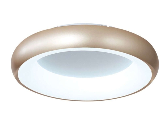 Φωτιστικό Οροφής 42021-A-Golden 60x8cm Dim Led 8200Lm 110W 3000K/4000K/6000K White-Gold Inlight