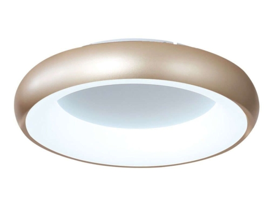 Φωτιστικό Οροφής 42021-B-Golden 40x8cm Dim Led 4050Lm 54W 3000K/4000K/6000K White-Gold Inlight