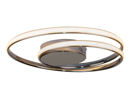 Φωτιστικό Οροφής 42028-CH 55cm Led 2900Lm 36W 3000K Chrome Inlight