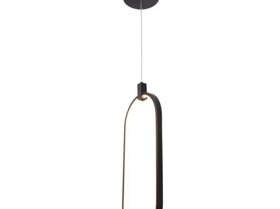 Φωτιστικό Οροφής 6058-BL 17x52cm Led 1100Lm 14W 3000K Black Inlight