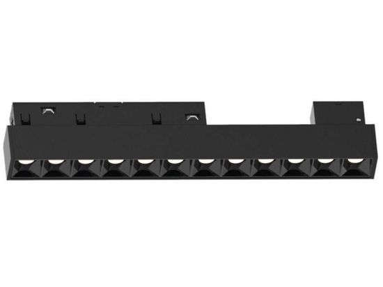 Γραμμικό Φωτιστικό Μαγνητικής Ράγας T01302-BL 22x2,2x4,3cm Led 790lm 12W 4000K Black Inlight