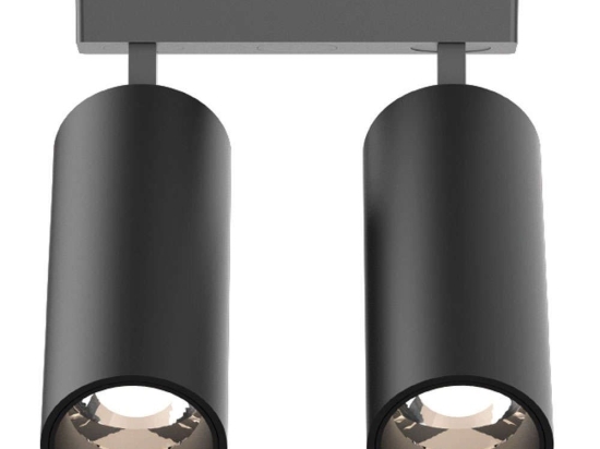 Σποτ Μαγνητικής Ράγας Ultra-Thin T05205-BL 2xLed 1440lm 9W 4,4x16cm Black Inlight