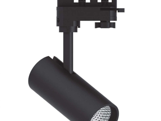 Σποτ Τριφασικής Ράγας T01001-BL Φ5,5x13x28cm Led 850lm 10W 3000K Black Inlight