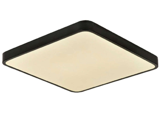 Φωτιστικό Οροφής - Πλαφονιέρα 42034-Black 50x50cm Led 9600lm 96W Black Inlight