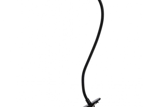 Φωτιστικό Γραφείου Με Κλιπ 7W 3044-BL 9x38cm Led 650lm 7W Black Inlight