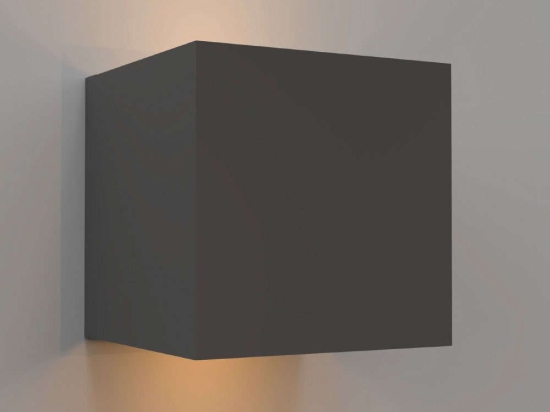 Φωτιστικό Τοίχου - Απλίκα Emerald 80203141 9,9x9,9cm Led 300lm 10W 3000K Anthracite Inlight