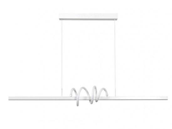 Φωτιστικό Οροφής - Ράγα 6075-WH 120cm Led 3400lm 40W White Inlight