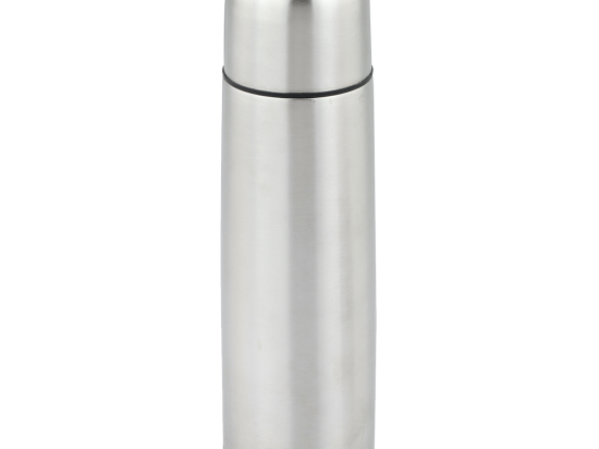 Θερμός Με Βαλβίδα 01-8307 750Ml Ανοξείδωτο Ατσάλι Silver Estia