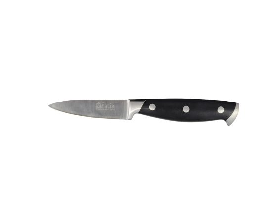 Μαχαίρι Αποφλοίωσης 01-7058 Butcher Ανοξείδωτο Ατσάλι Silver-Black Estia Ανοξείδωτο Ατσάλι