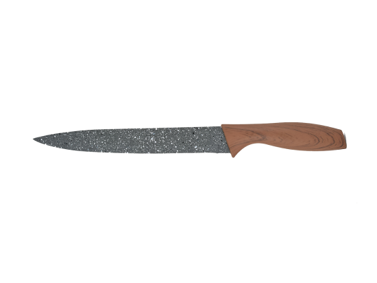 Μαχαίρι Κρέατος 01-2763 Stone Ανοξείδωτο Ατσάλι Silver-Brown Estia Ανοξείδωτο Ατσάλι
