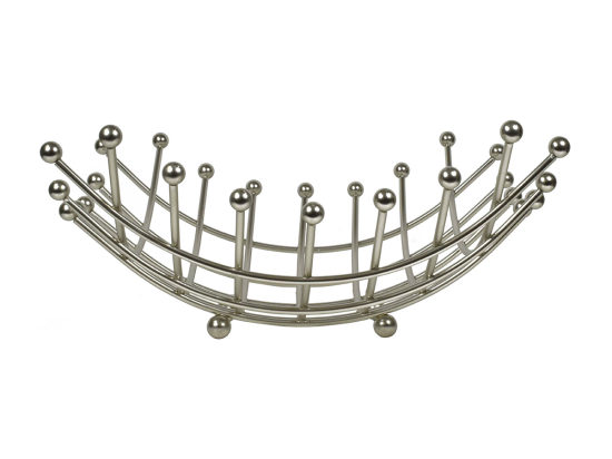 Φρουτιέρα Elegant 01-5665 Μέταλλο Nickel Estia Μέταλλο