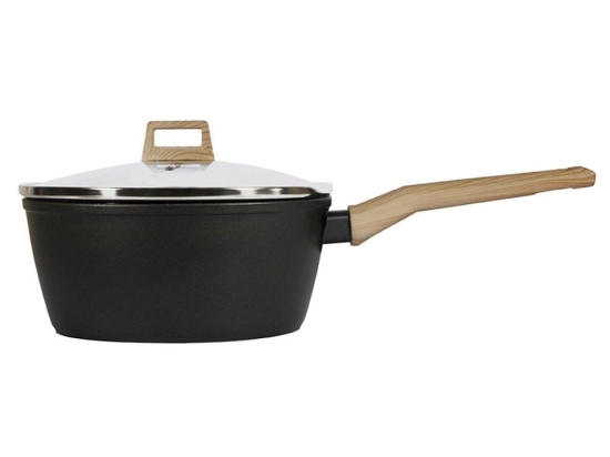 Γαλατιέρα Φ18cm Earth 01-10195 Black Estia 18cm Αλουμίνιο