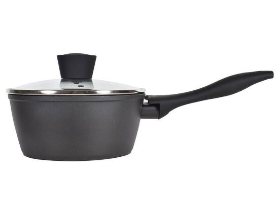 Γαλατιέρα Magma 01-6112 Φ18cm Black Estia 18cm Αλουμίνιο