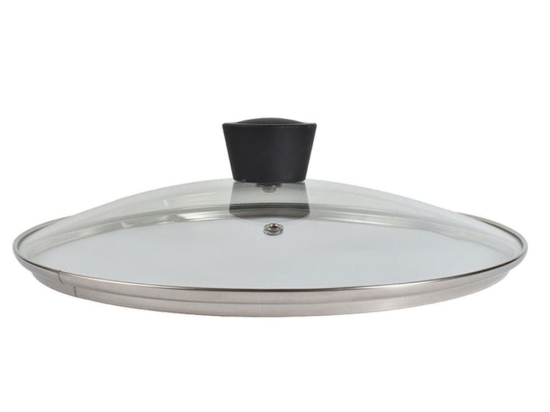 Καπάκι Μαγειρικών Σκευών Magma 01-6204 Φ30cm Γυάλινο Clear Estia Γυαλί