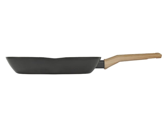 Τηγάνι Γκριλιέρα Earth 01-10164 Φ28cm Black Estia 28cm Αλουμίνιο