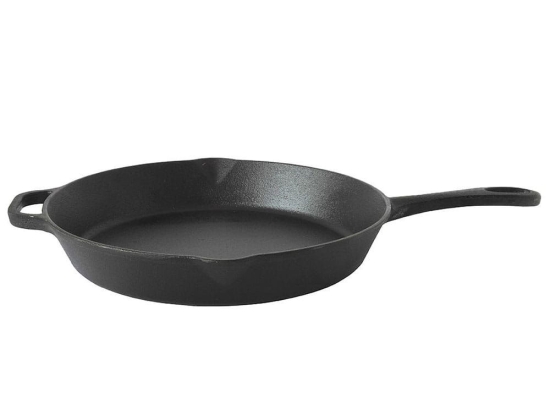 Τηγάνι Από Μαντέμι Iron 01-4484 Φ30cm Black Estia 30cm Μαντέμι