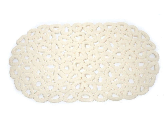 Αντιολισθητικό Μπάνιου Eco 02-11581 68x35cm Beige Estia 35Χ68 PVC