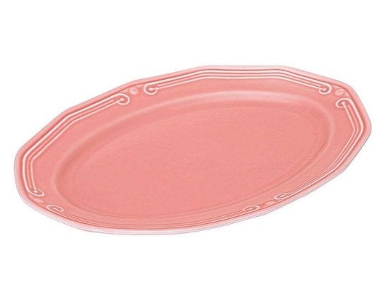 Πιατέλα Σερβιρίσματος Οβάλ Athénée 07-13585 25cm Rose Estia Πορσελάνη