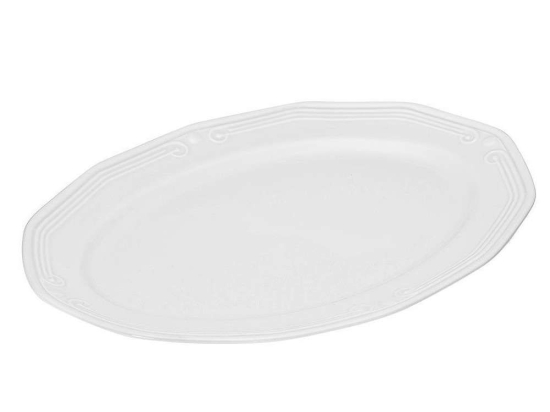 Πιατέλα Σερβιρίσματος Οβάλ Athénée 07-13592 36cm White Estia Πορσελάνη