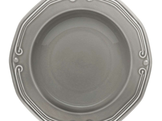 Πιάτο Βαθύ Athénée 07-13677 Φ23cm Grey Estia Πορσελάνη