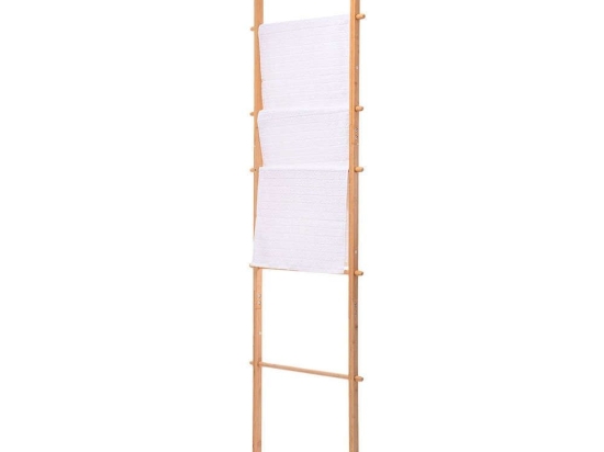 Σκάλα-Κρεμάστρα 5 Θέσεων Bamboo Essentials 02-13141 51x180cm Natural Estia Bamboo