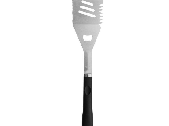 Σπάτουλα Barbeque 05-12397 44cm Silver-Black Estia Ανοξείδωτο Ατσάλι