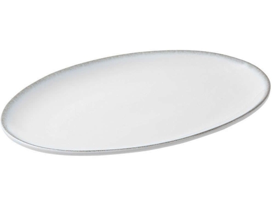 Πιατέλα Οβάλ Pearl 07-15503 36cm White Estia Πορσελάνη