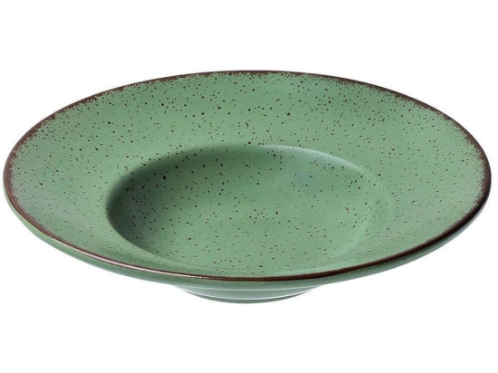 Πιάτο Ριζότου Βαθύ Terra 07-15558 24cm Green Estia Πορσελάνη