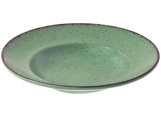 Πιάτο Ζυμαρικών Βαθύ Terra 07-15541 27cm Green Estia Πορσελάνη