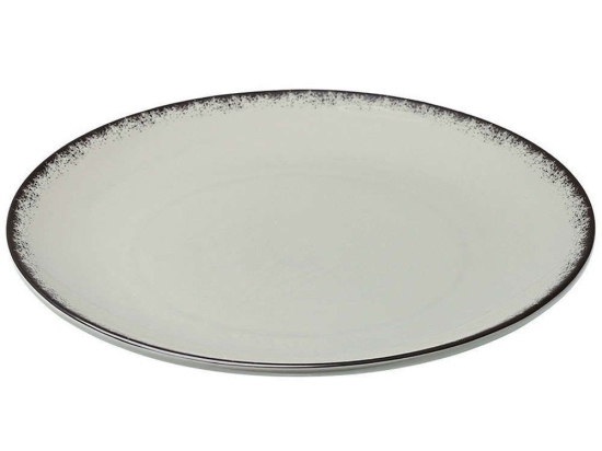 Πιάτο Ρηχό Pearl 07-16395 21cm Grey Estia Πορσελάνη