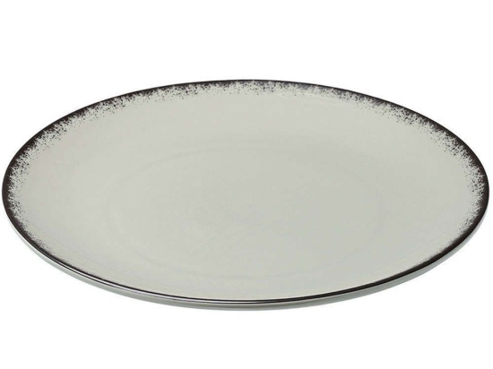 Πιάτο Ρηχό Pearl 07-16371 27cm Grey Estia Πορσελάνη