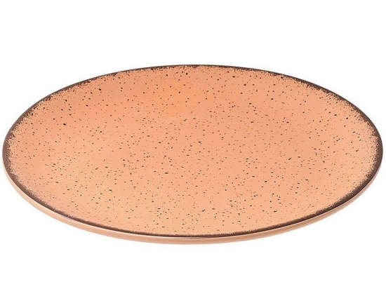 Πιάτο Ρηχό Terra 07-15947 21cm Salmon Estia Πορσελάνη
