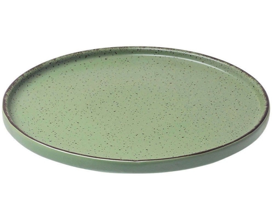 Πιάτο Ρηχό Terra 07-15640 21cm Green Estia Πορσελάνη