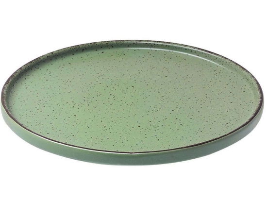 Πιάτο Ρηχό Terra 07-15657 26cm Green Estia Πορσελάνη