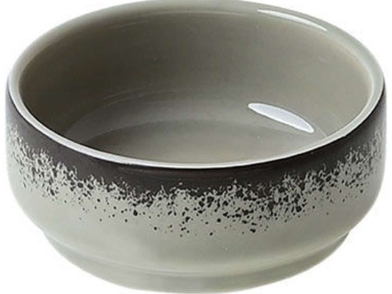 Ντιπάκι Pearl 07-16470 6,5cm Grey Estia Πορσελάνη