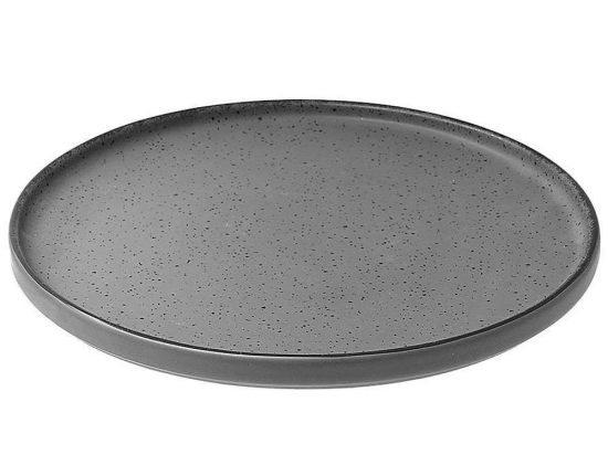 Πιάτο Ρηχό Terra 07-16333 21cm Grey Estia Πορσελάνη