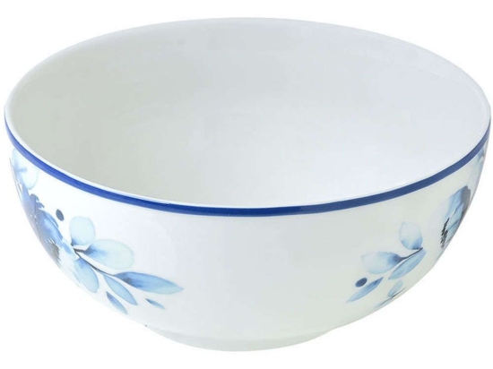 Σαλατιέρα Blue Rose 07-16166 23cm White-Blue Estia Large Πορσελάνη