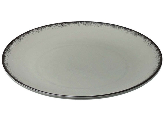Πιατέλα Στρογγυλή Paerl 07-16524 31cm Grey Estia Πορσελάνη