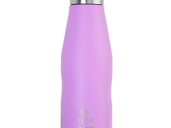 Ισοθερμικό Μπουκάλι Travel Flask 01-7805 Save Aegean 500Ml Ανοξείδωτο Ατσάλι Purple Estia