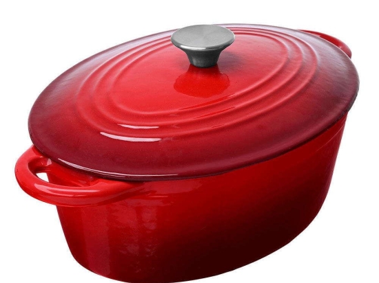 Γάστρα Iron 01-14599 38,7x22,8x17,5cm Red Estia Μαντέμι
