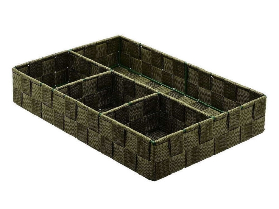 Θήκη Οργάνωσης 4 Θέσεων 04-14919 33x23x6cm Olive Estia